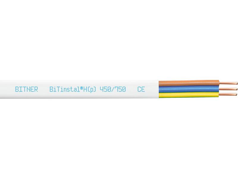 Kabel BiTinstal H(p) 4G1,5 mm2 (450/750V) ognioodporny płaski (bębnowy) B50902 BITNER