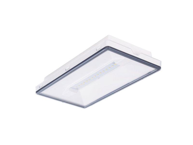 Oprawa awaryjna NT VELLA LED ECO SO 125 A 1H IP44 MT biała 93678 INTELIGHT