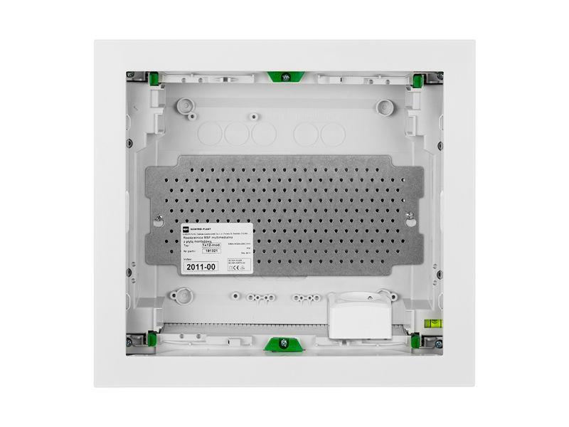 Rozdzielnica multimedialna/teletechniczna MSF RP 1x12 modułów IP30 1/14 MM podtynkowa drzwi stalowe wentylowane 2011-00 ELEKTROPLAST NASIELSK-2