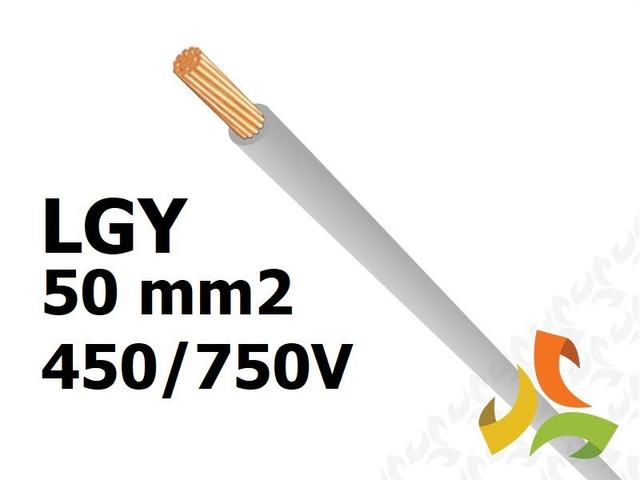 Przewód LGY 50 mm2 szary (450/750V) jednożyłowy linka H07V-K (bębnowy) 26895 HELUKABEL