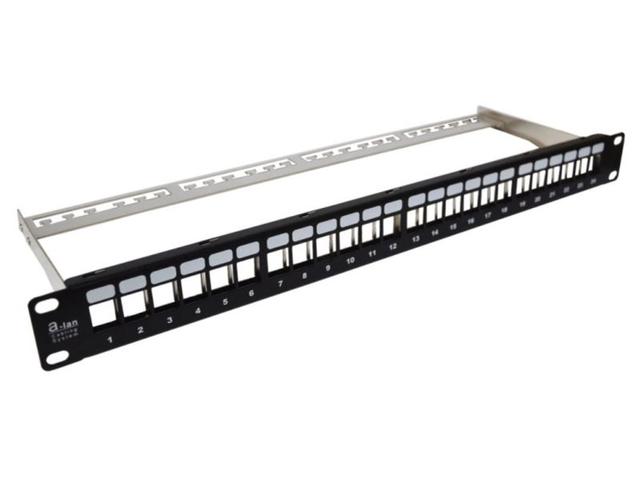 Patch panel 1U 19 24xRJ-45 PK020 A-LAN TECHNOLOGIE