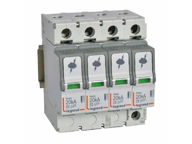 Ogranicznik przepięć Typ 2 (C) 4P 20kA 1,2kV 412223 LEGRAND