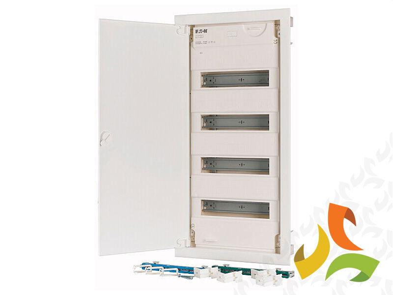 Rozdzielnica podtynkowa 48 modułowa 4x12 drzwi metal pełne IP30 KLV-48UPS-SF 178821 EATON-0