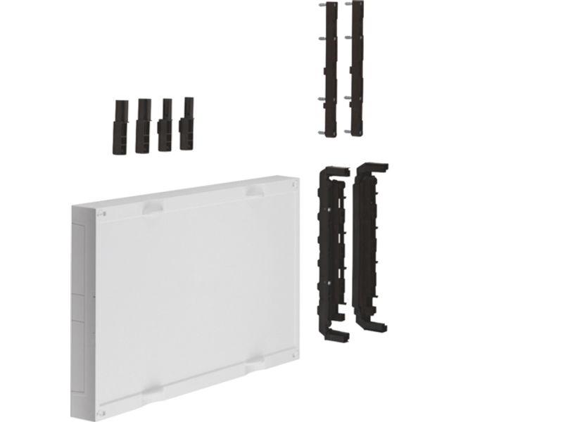 univers N Blok dla szyn zbiorczych poziomych 12/20/30x5/10 mm 60 mm 4-pol. 300x500 mm UE22E0 HAGER-0