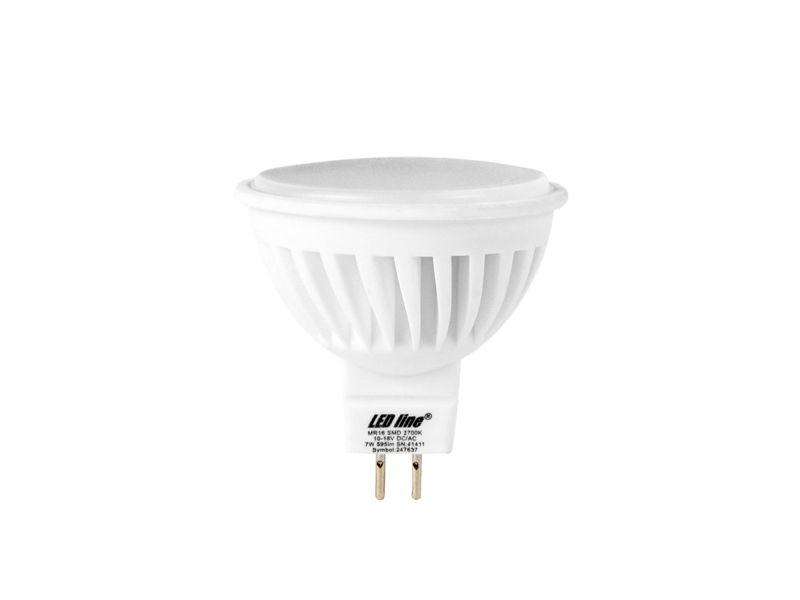 Żarówka LED line MR16 7W 2700K 595lm 10-18V AC/DC 247637 LED LINE-0