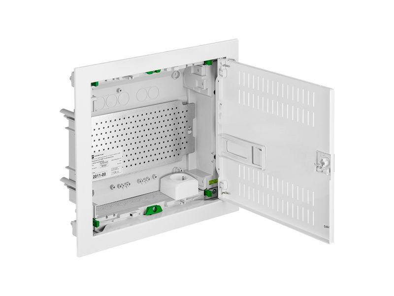 Rozdzielnica multimedialna/teletechniczna MSF RP 1x12 modułów IP30 1/14 MM podtynkowa drzwi stalowe wentylowane 2011-00 ELEKTROPLAST NASIELSK-1