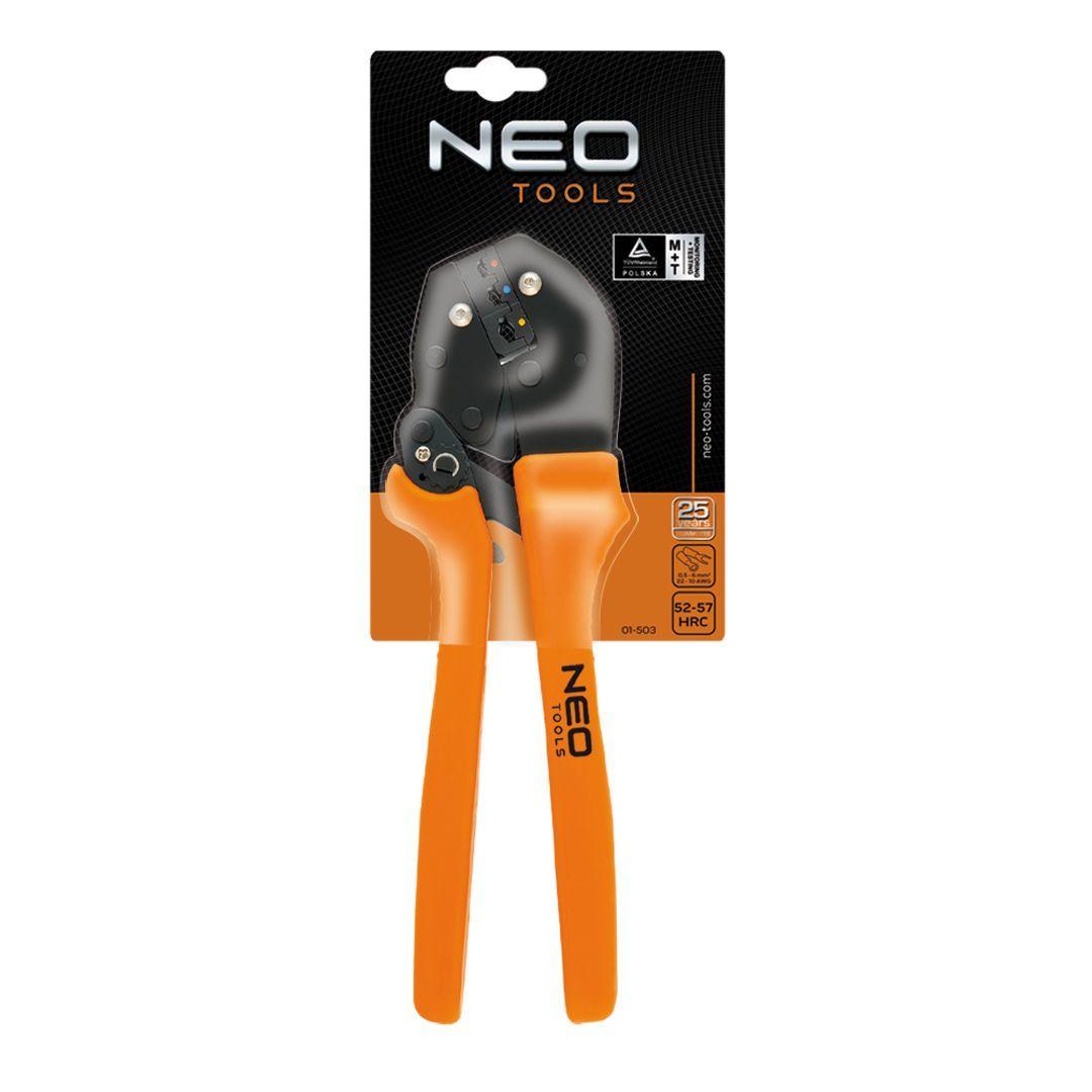 Szczypce do zaciskania końcówek konektorowych 22-10AWG 01-503 NEO TOOLS-1