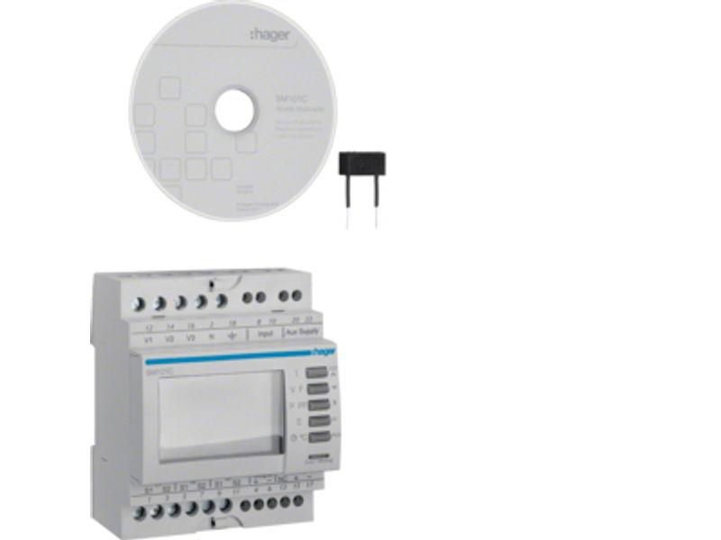 agardio.measure Miernik wielofunkcyjny modułowy TrueRMS RS485/Modbus SM101C HAGER-0