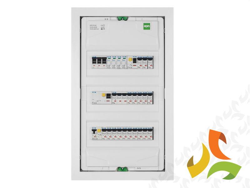 Rozdzielnica podtynkowa 36 modułowa 3x12 drzwi białe IP30 MSF RP N+PE 2003-00 ELEKTRO-PLAST NASIELSK-2