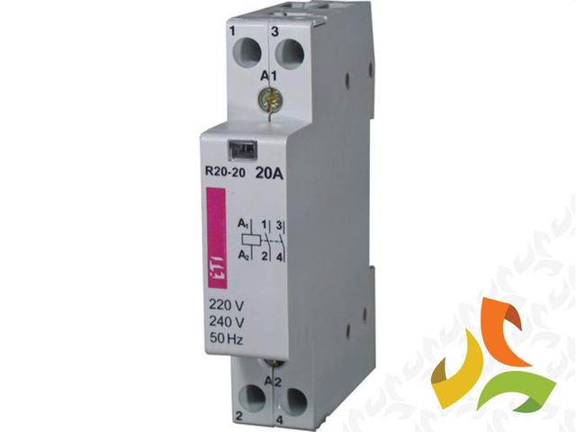 Stycznik modułowy 230V AC 2NO 20A R20-20 230V AC 002461210 ETI