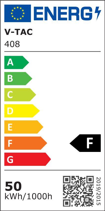 VT-50 50W Naświetlacz LED SMD Chip SAMSUNG barwa: 6400K obudowa: czarna 408 V-TAC-1