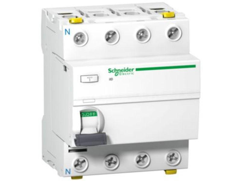 Wyłącznik różnicowoprądowy 4P 63A 100mA typ A Acti9 iID-63-4-100-A A9Z22463 SCHNEIDER ELECTRIC-0