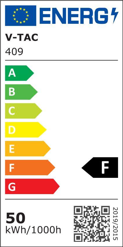 VT-50 50W Naświetlacz LED SMD Chip SAMSUNG barwa: 3000K obudowa: biała 409 V-TAC-1