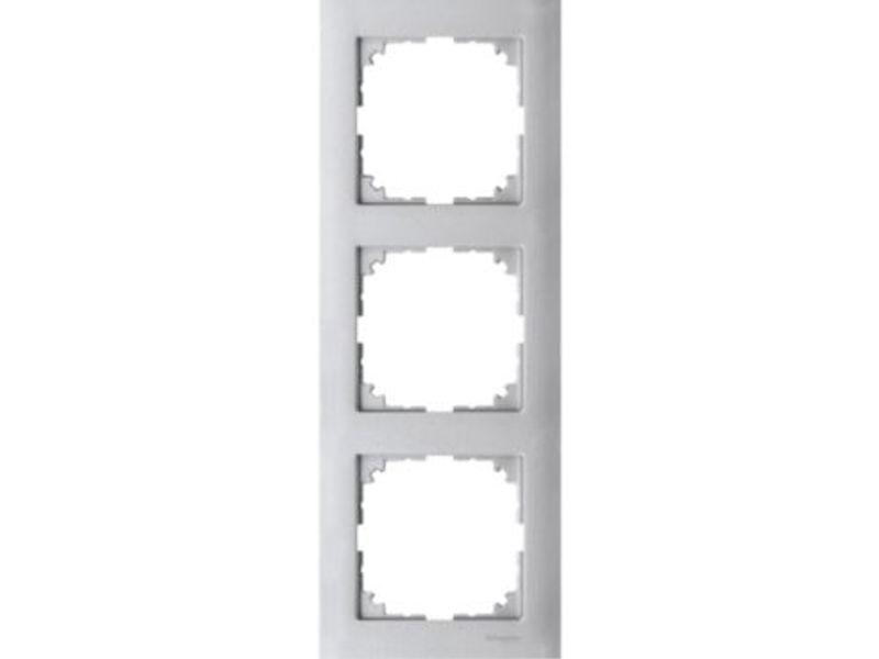 MERTEN M-PURE Ramka 3 potrójna aluminiowy MTN4030-3660 SCHNEIDER ELECTRIC-0