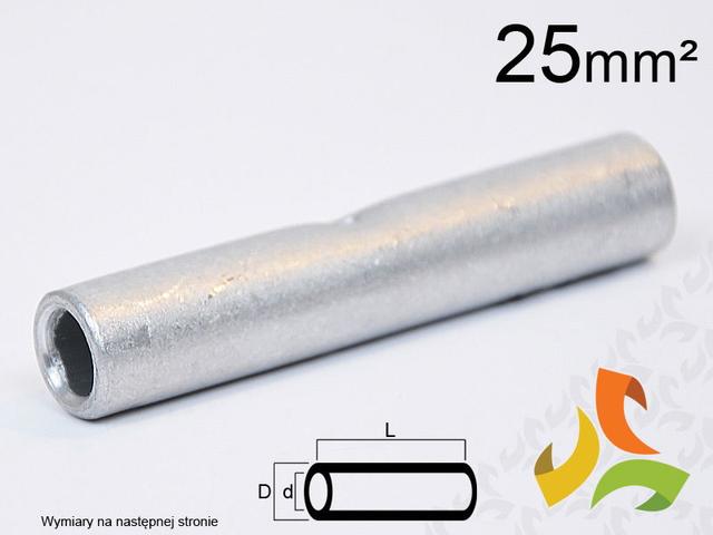 TULEJKA ZŁĄCZKA KABLOWA ALUMINIOWA 25mm