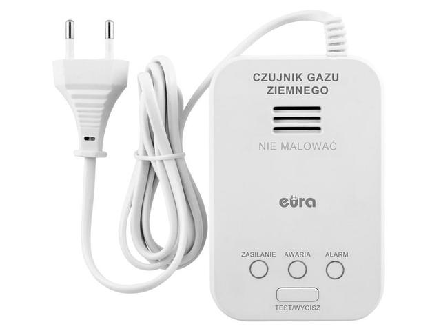 Czujnik gazu "EURA" GD-01A2 230V/ 50Hz przewodowy A21A401 EURA-TECH