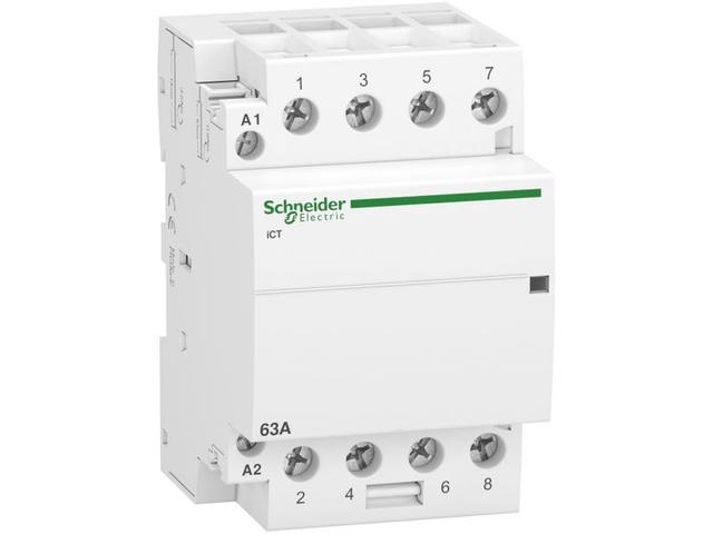 Stycznik modułowy 230V AC 4NO 63A iCT50-63-40-230 Acti9 A9C20864 SCHNEIDER ELECTRIC