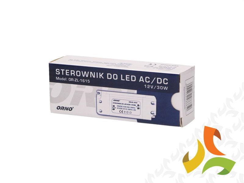 Zasilacz LED AC/DC 30W IP20 OR-ZL-1615 ORNO-1