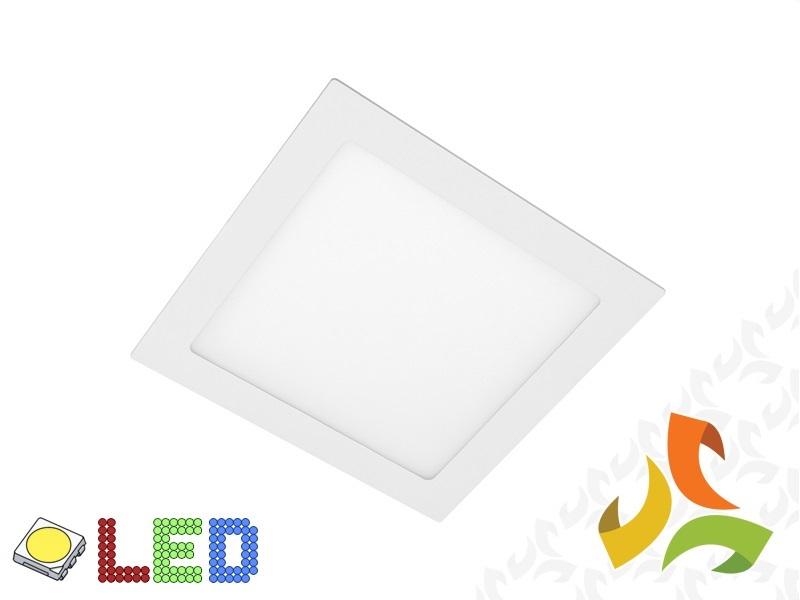 Oprawa LED typu downlight MATIS PLUS kwadratowa wpuszczana 19W 1520lm 4000K biała LD-MAW19W-NBP GTV-1