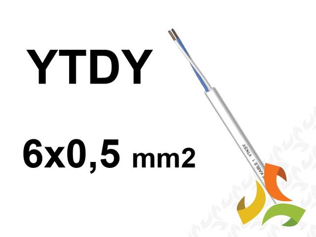 Kabel telekomunikacyjny YTDY 6x0,5mm domofonowy (krążki 100m) BiTprotect LA0052 BITNER