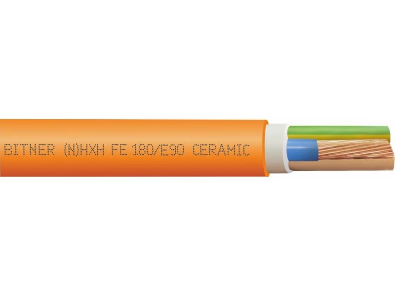 Kabel (N)HXH-J 5x10 mm2 (0,6/1kV) FE180/E90 ognioodporny (bębnowy) B60256 BITNER