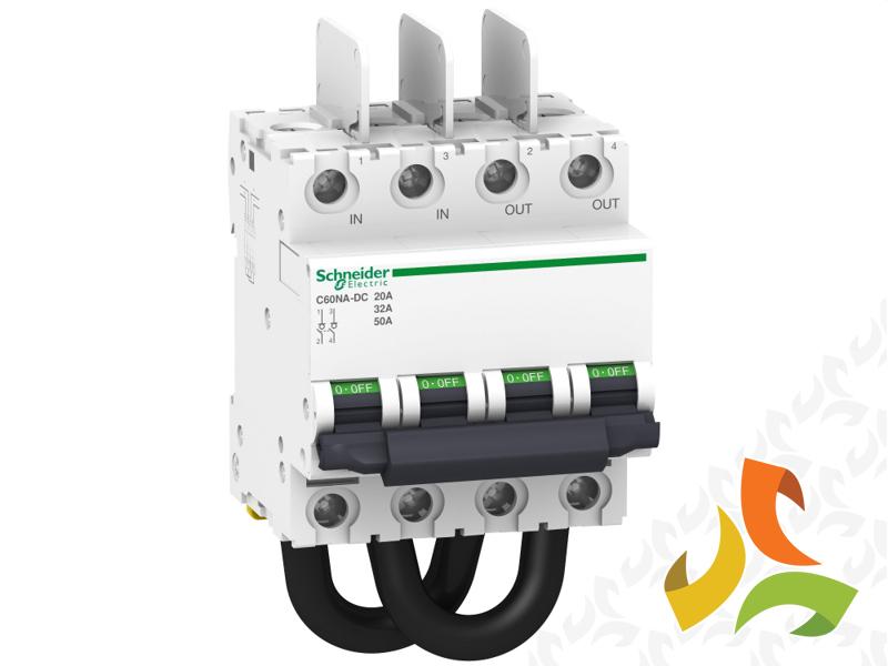 Rozłącznik izolacyjny DC 1-fazowy 2P 20A 1000V C60NA-DC A9N61690 SCHNEIDER ELECTRIC