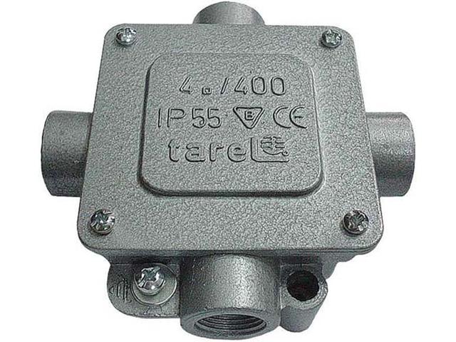 Puszka hermetyczna metalowa 5x10/4-21 IP55 5-cio torowa 027 TAREL