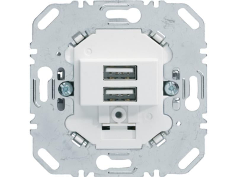 Gniazdo ładowania USB 3.0 typ A 230V mechanizm one.platform biały mat 260209 HAGER 