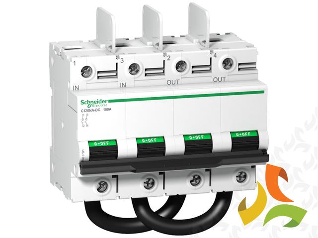 Rozłącznik izolacyjny DC 1-fazowy 2P 100A 1000V C120NA-DC A9N61701 SCHNEIDER ELECTRIC