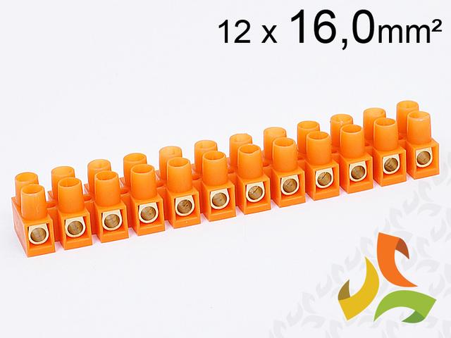 Złączka listwowa termoplastyczna LTF 12-16.0 listwa zaciskowa 12x16mm2 pomarańczowa 21612108 SIMET