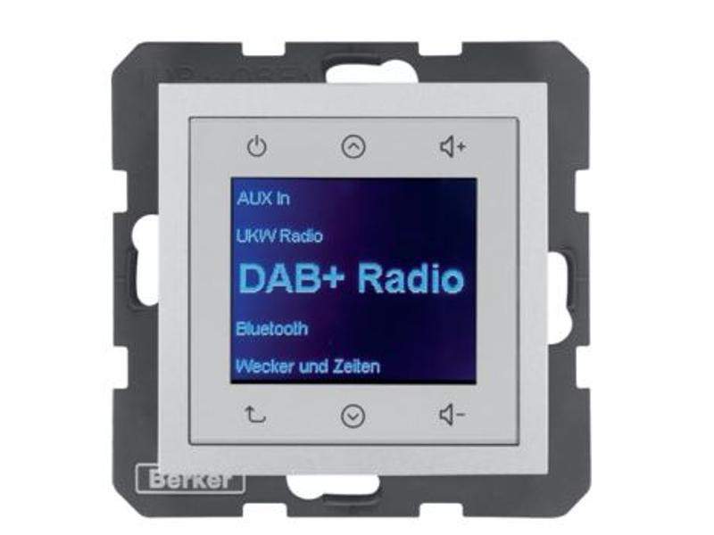 B.x Radio Touch DAB+ Bluetooth alu mat 30841404 HAGER