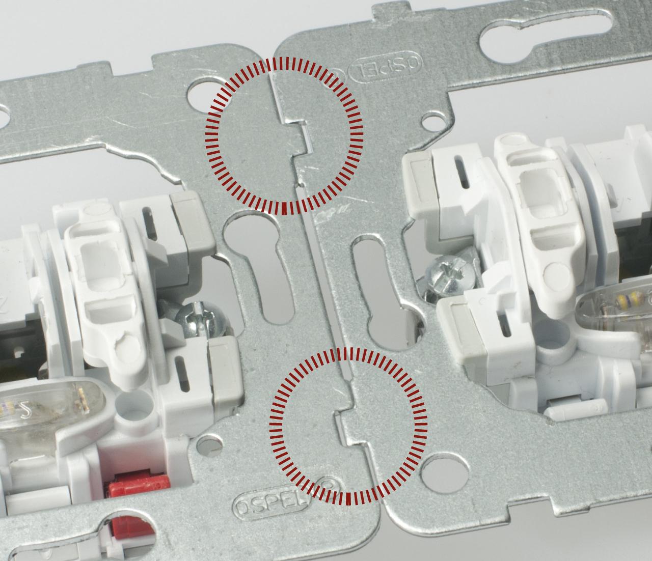 SONATA PRESTIGE Ramka 1 pojedyncza aluminium 4 mm aluminium + ramka srebrna R-1RAC/35/38 OSPEL-5