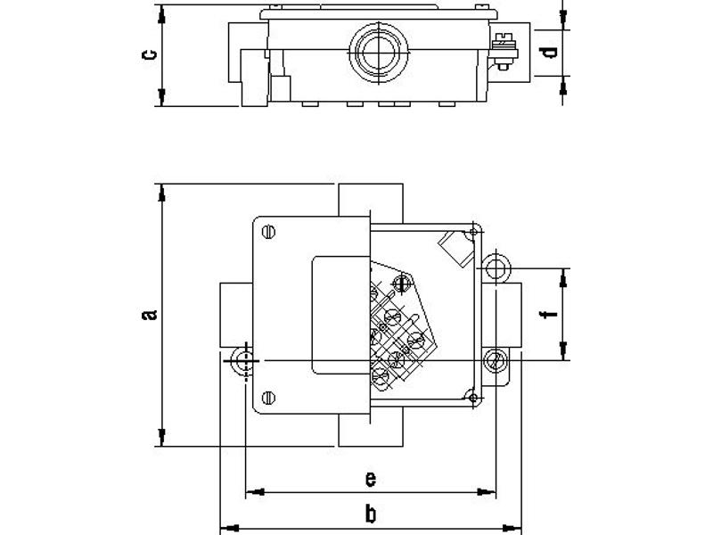 Puszka hermetyczna metalowa 5x6/3-16 IP55 5-cio torowa 023 TAREL-0