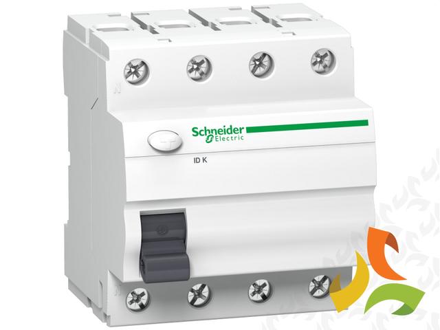 Wyłącznik różnicowoprądowy 4P 40A 300mA typ A Acti9 IDK-40-4-300-A A9Z04440 SCHNEIDER ELECTRIC