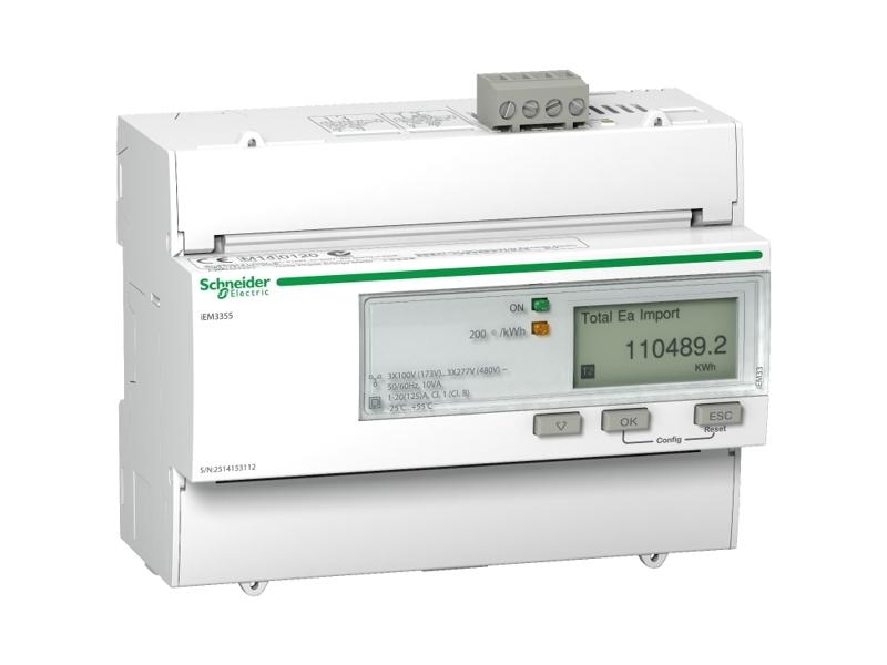 Licznik energii elektrycznej 3-fazowy 125A iEM3355 A Modbus MID A9MEM3355 SCHNEIDER ELECTRIC-0