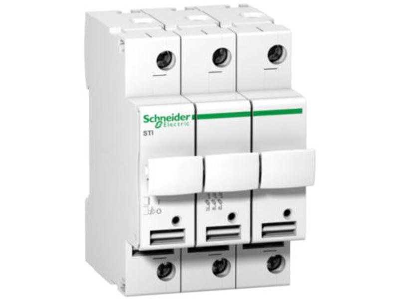 Podstawa bezpiecznikowa 3P 10x38mm Acti9 A9N15656 SCHNEIDER ELECTRIC