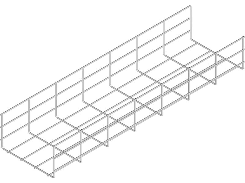 Korytko siatkowe KSG500H110/3 zgrzewane z drutu galwanicznego 912250 BAKS-0