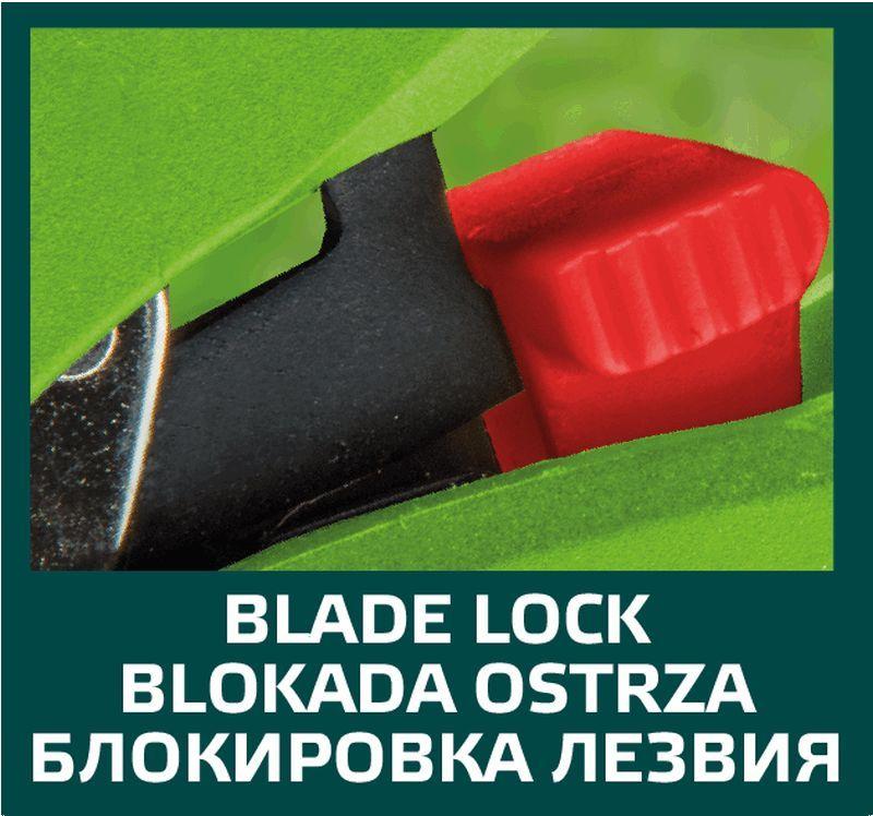 Sekator ogrodowy kowadełkowy z grzechotką 190mm 15G205 VERTO-2