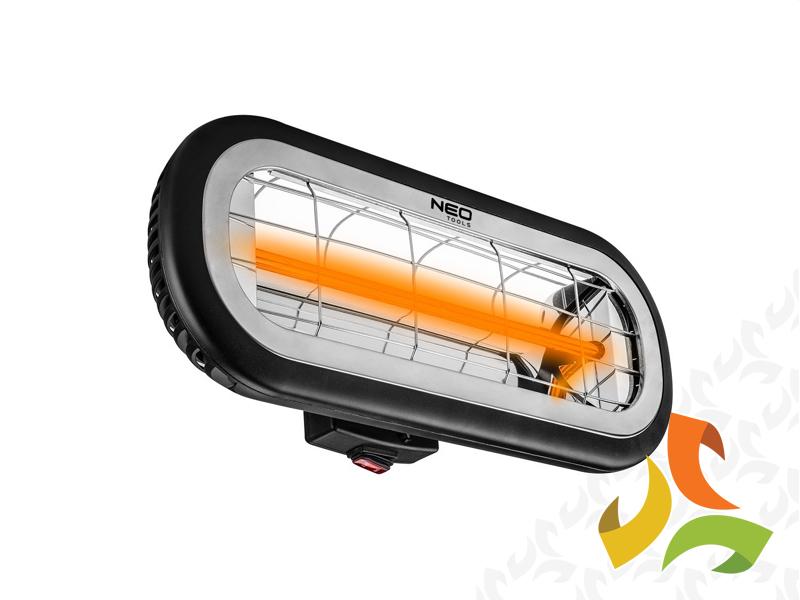 Promiennik 2000W IP65 element grzejny low glare amber lamp 90-032 NEO TOOLS-0