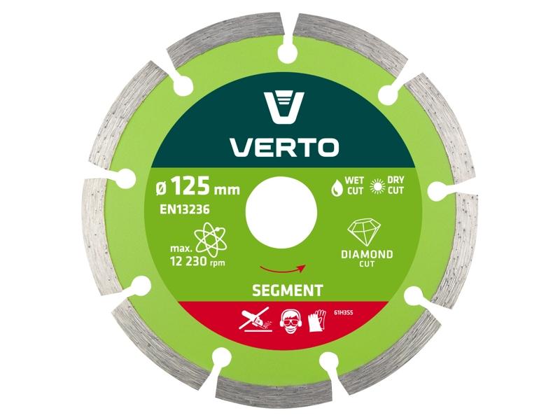 Tarcza diamentowa 125 x 22.2 mm segmentowa 61H3S5 TOPEX-0