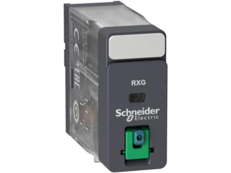 Zelio Relay Przekaźnik interfejsowy z przyciskiem test 1C/O 10A 24V DC RXG11BD SCHNEIDER ELECTRIC