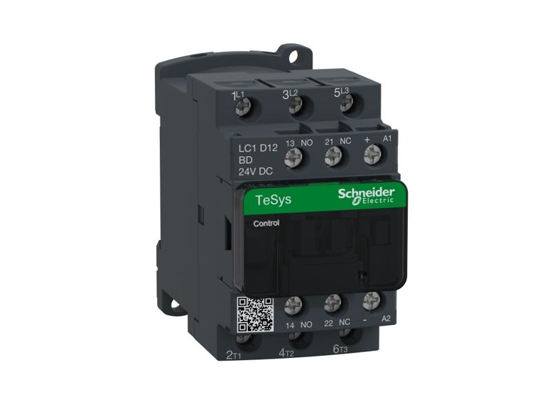 Stycznik mocy 24V DC 1NO+1NC 12A TeSys D AC3 LC1D12BD SCHNEIDER ELECTRIC