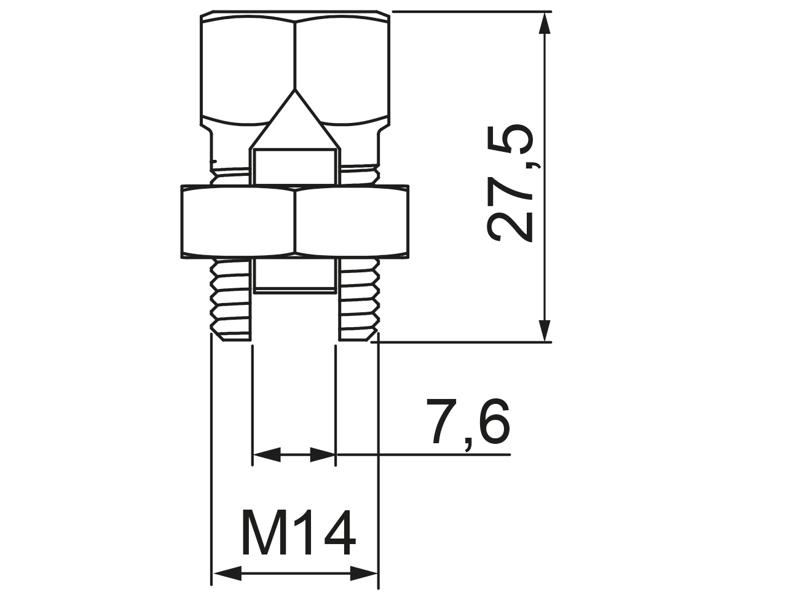 Uchwyt uziemienia UUS (BTL) 903000 BAKS-1