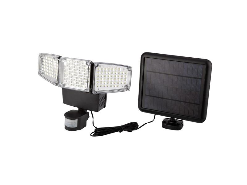 Lampa solarna LED ścienna potrójna 10W 1000lm 99-089 NEO TOOLS