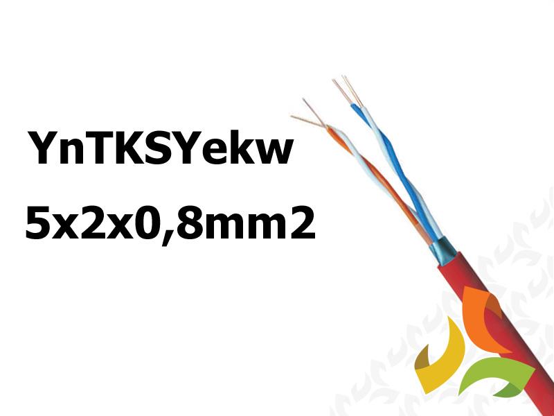 Kabel telekomunikacyjny YnTKSYekw 5x2x0,8 stacyjny uniepalniony (bębnowy) TN0105 BITNER-1