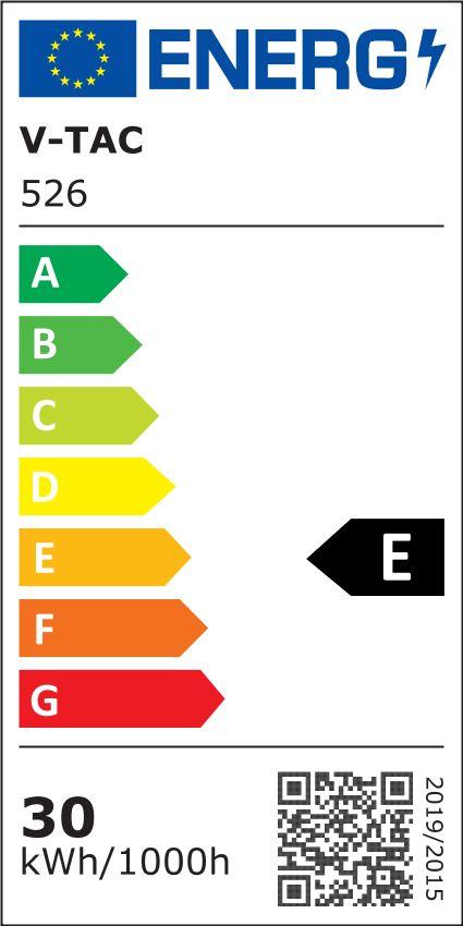 VT-30ST 30W Lampa uliczna LED Chip SAMSUNG barwa: 6400K obudowa: szara 526 V-TAC-1