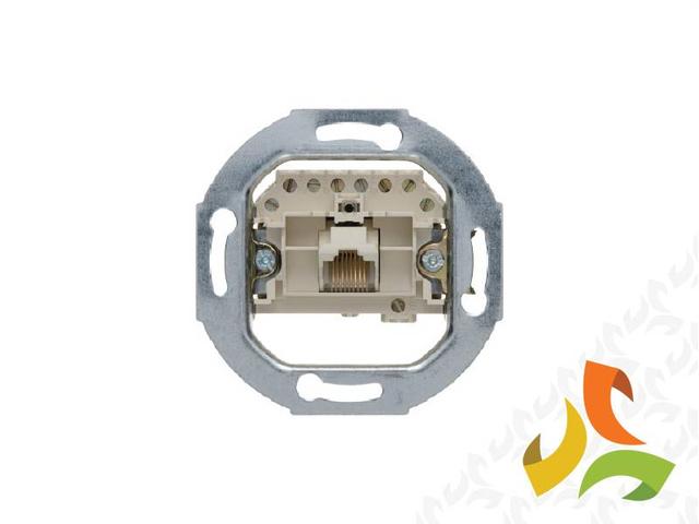 Gniazdo telefoniczne UAE 1xRj11 (RJ12RJ45) kat.3 mechanizm one.platform 534538 HAGER