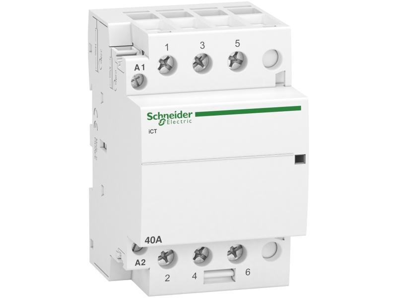 Stycznik modułowy 230V AC 3NO 40A iCT50-40-30-230 Acti9 A9C20843 SCHNEIDER ELECTRIC-0