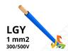 Przewód LGY 1,0 mm2 niebieski (300/500V) montażowy gietki (krążki 100m) 4510023 LAPP KABEL