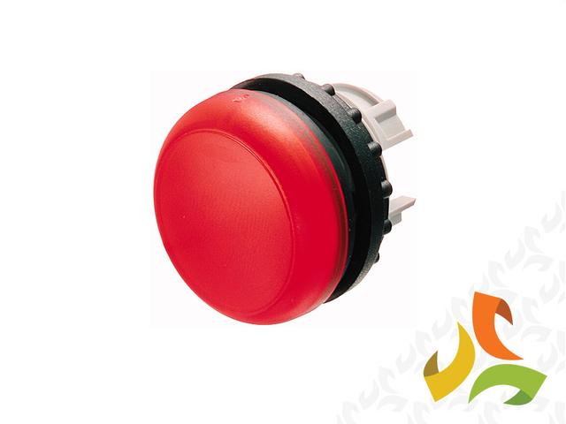 Główka lampki sygnalizującej, płaska 22mm, czerwona M22-L-R Eaton-Moeller